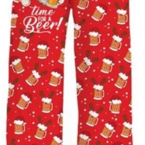 Brief insanity, lounge pants, Christmas themed